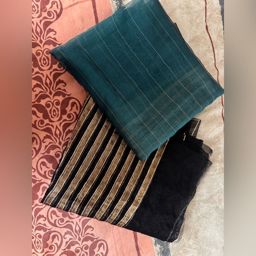 $15 for Two full length organza dupatta